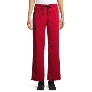 Scrubstar Women's Solid Drawstring Scrub Pant Radiant Red 3XL